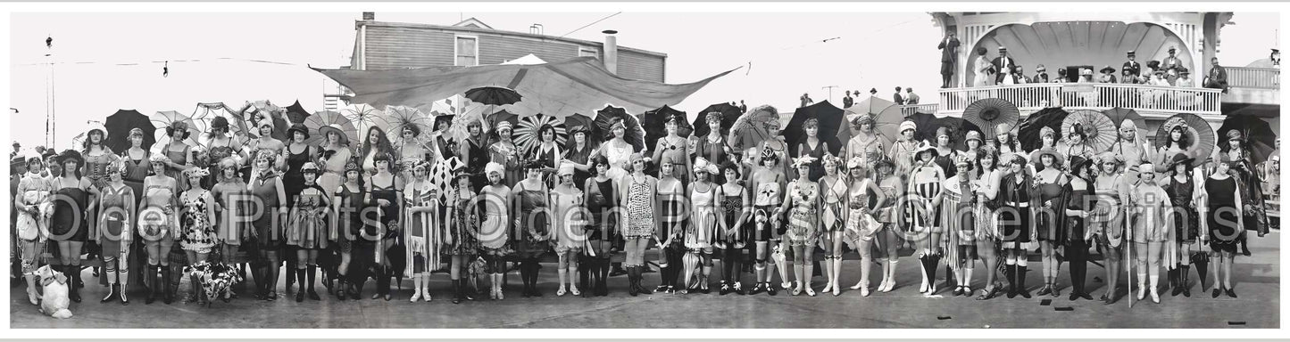 Bathing Beauty Revue, Galveston, Texas 1922