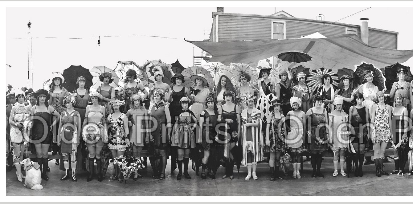 Bathing Beauty Revue, Galveston, Texas 1922