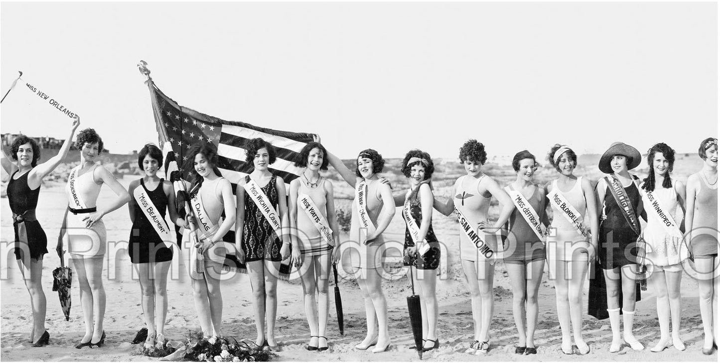 First International Pageant of Pulchritude & Seventh Annual Bathing Girl Review at Galveston, Texas 1926 - 2