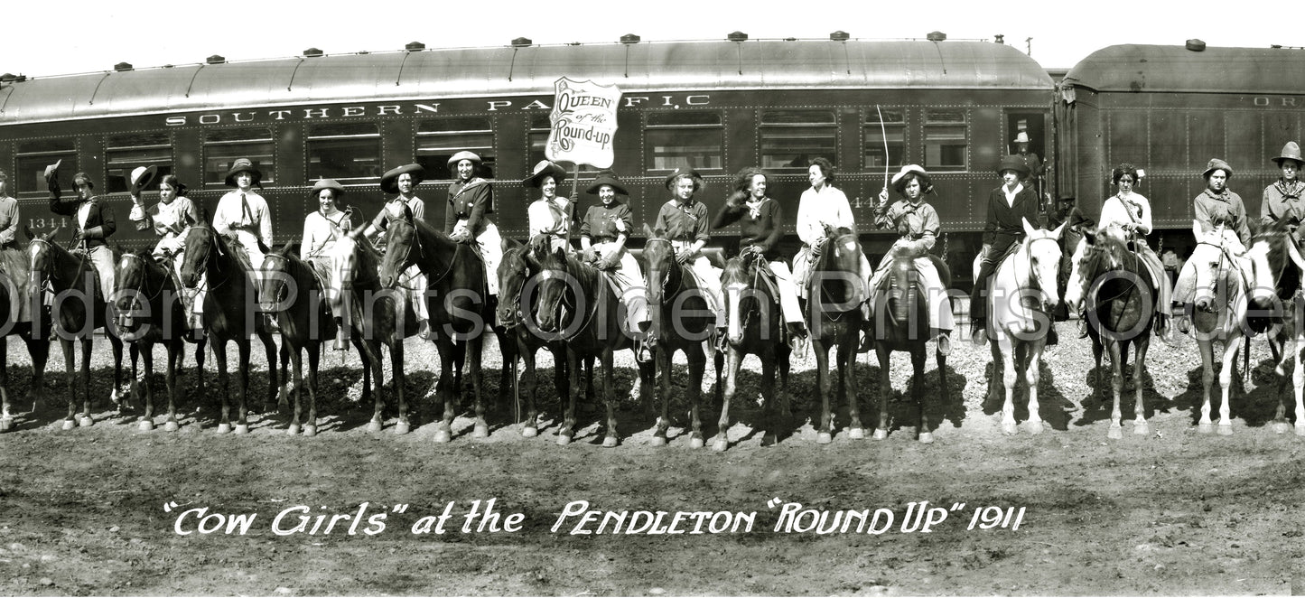 Cow Girls at the Pendleton Round Up, 1911